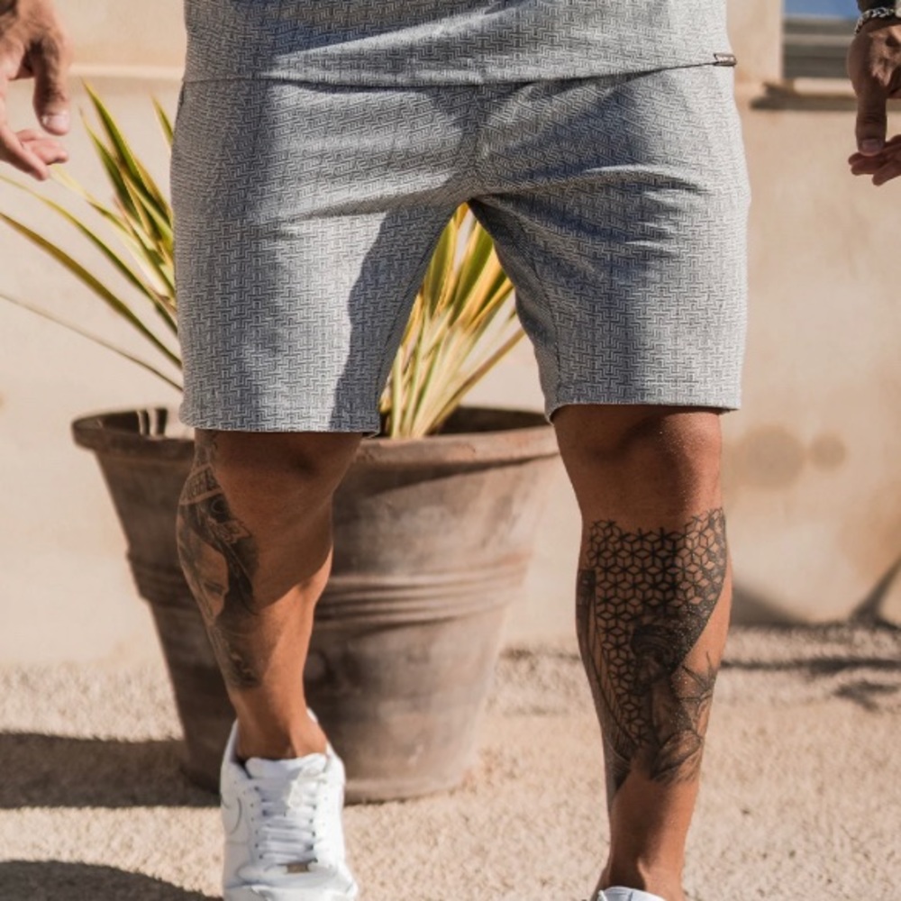 MAUVAIS Louvre Grey Shorts